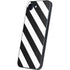 Black and White Geometric Stripes iPhone 16e Skin